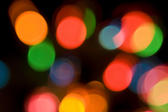 colourful bokeh light effect created in camera