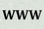 the letters www (world wide web) on a background of digital 1&#039;s and 0&#039;s