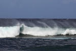 high surf on the north shore of oahu, hawaii